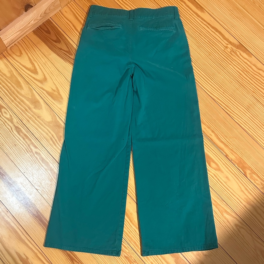 St. John's Bay Green Wide Leg Trousers